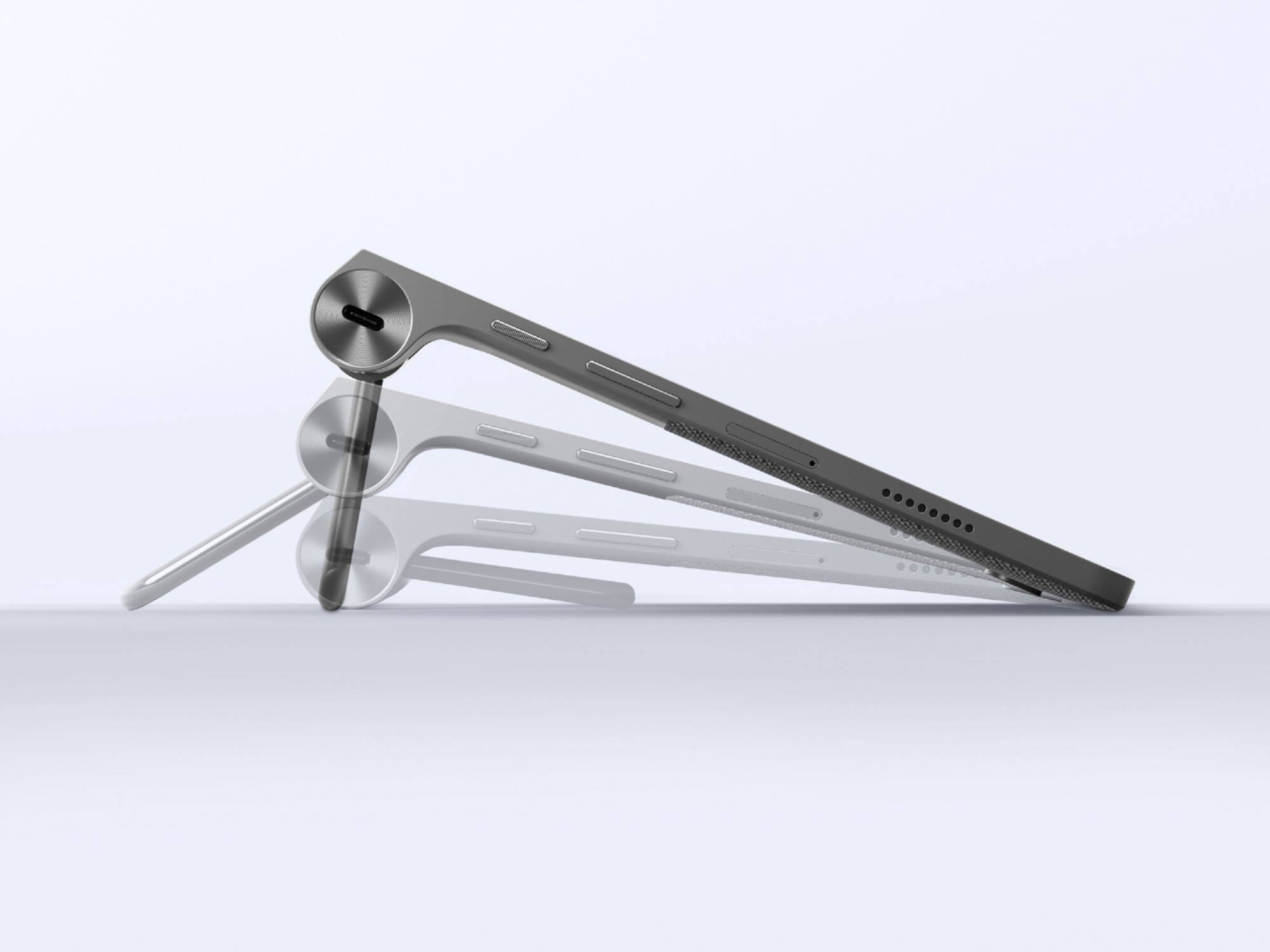 Alt View 14. Lenovo - Yoga Tab 11 with Lenovo Precision Pen 2 - 11" - Tablet - 128GB - Storm Gray.