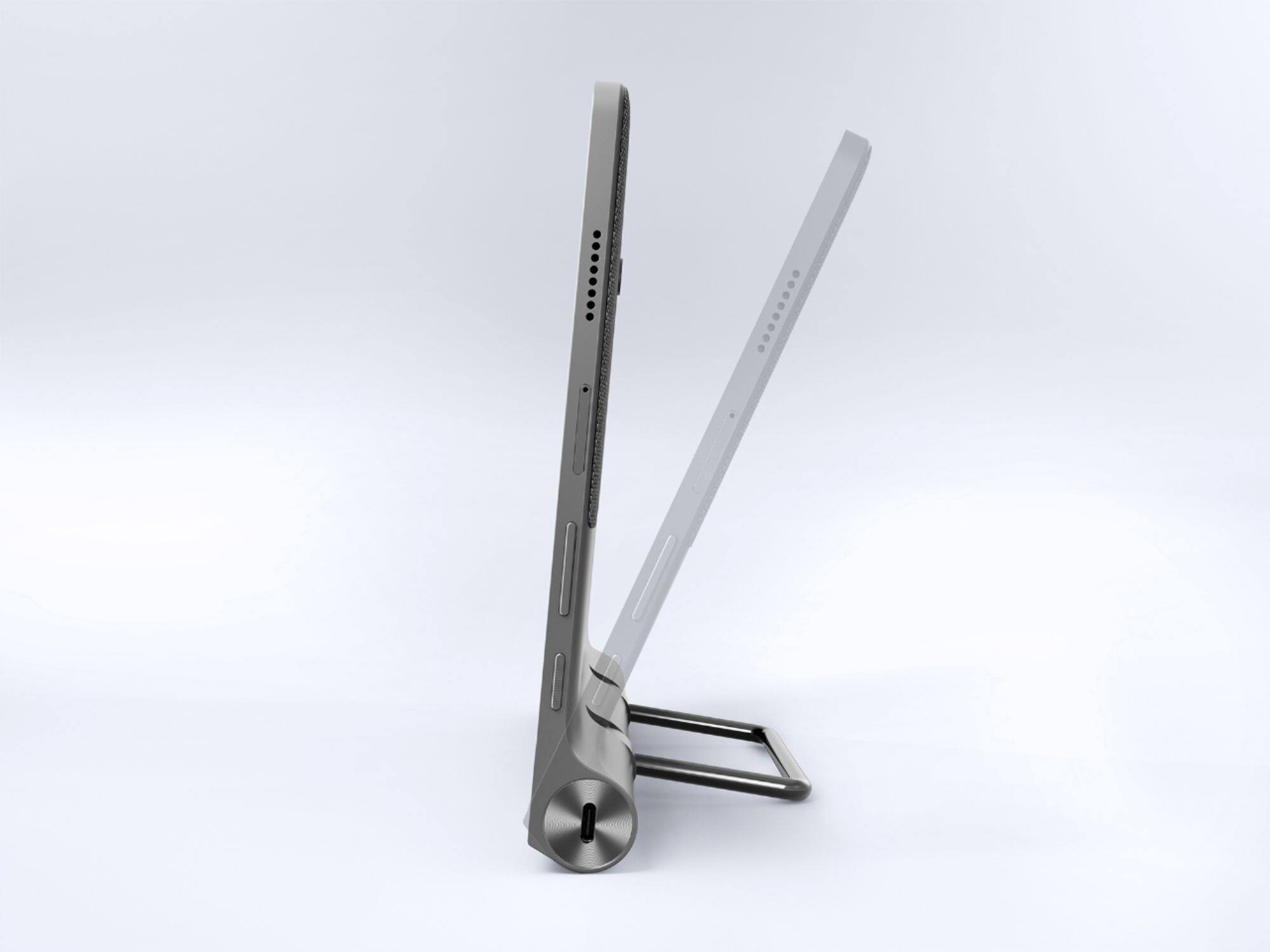 Alt View 15. Lenovo - Yoga Tab 11 with Lenovo Precision Pen 2 - 11" - Tablet - 128GB - Storm Gray.