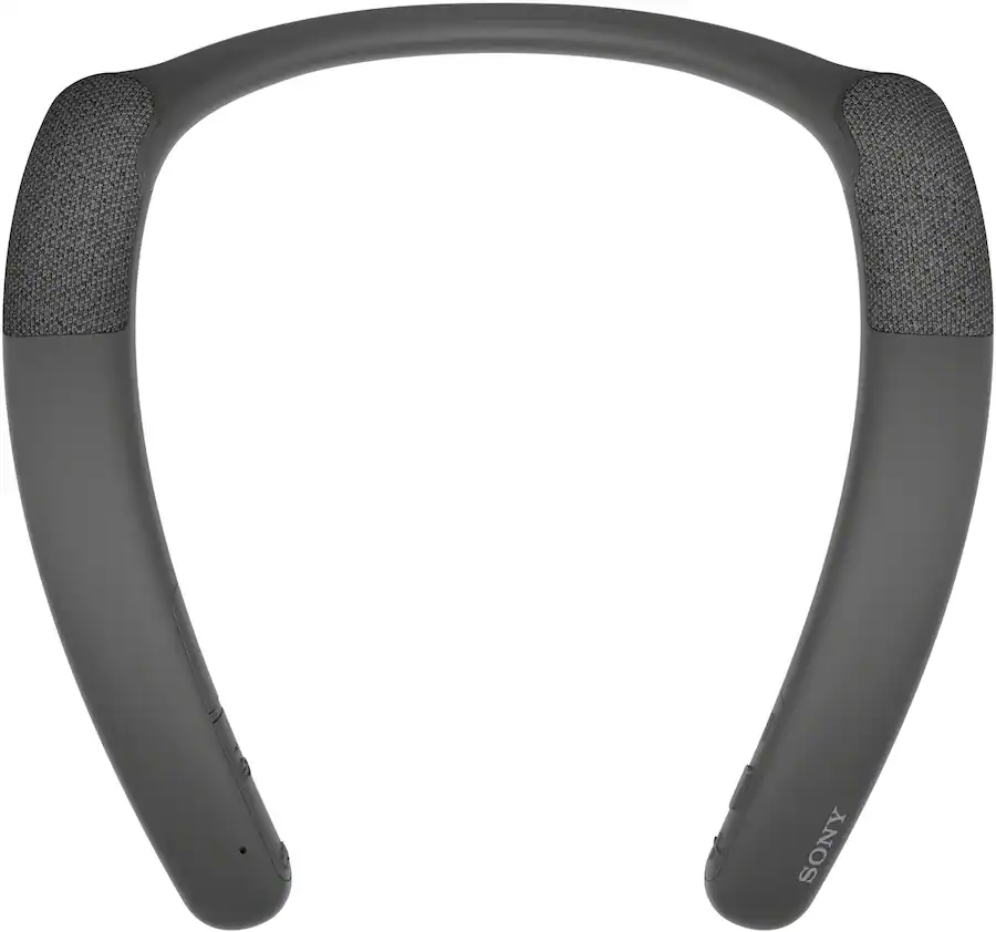 Sony Bluetooth Wireless Neckband Speaker Charcoal Gray SRSNB10/H