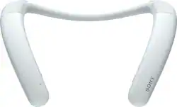 Sony - Bluetooth Wireless Neckband Speaker - White - Front_Zoom
