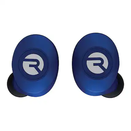 Front. Raycon - The Everyday In-Ear True Wireless Stereo Bluetooth Earbuds and Charging Case - Electric Blue.
