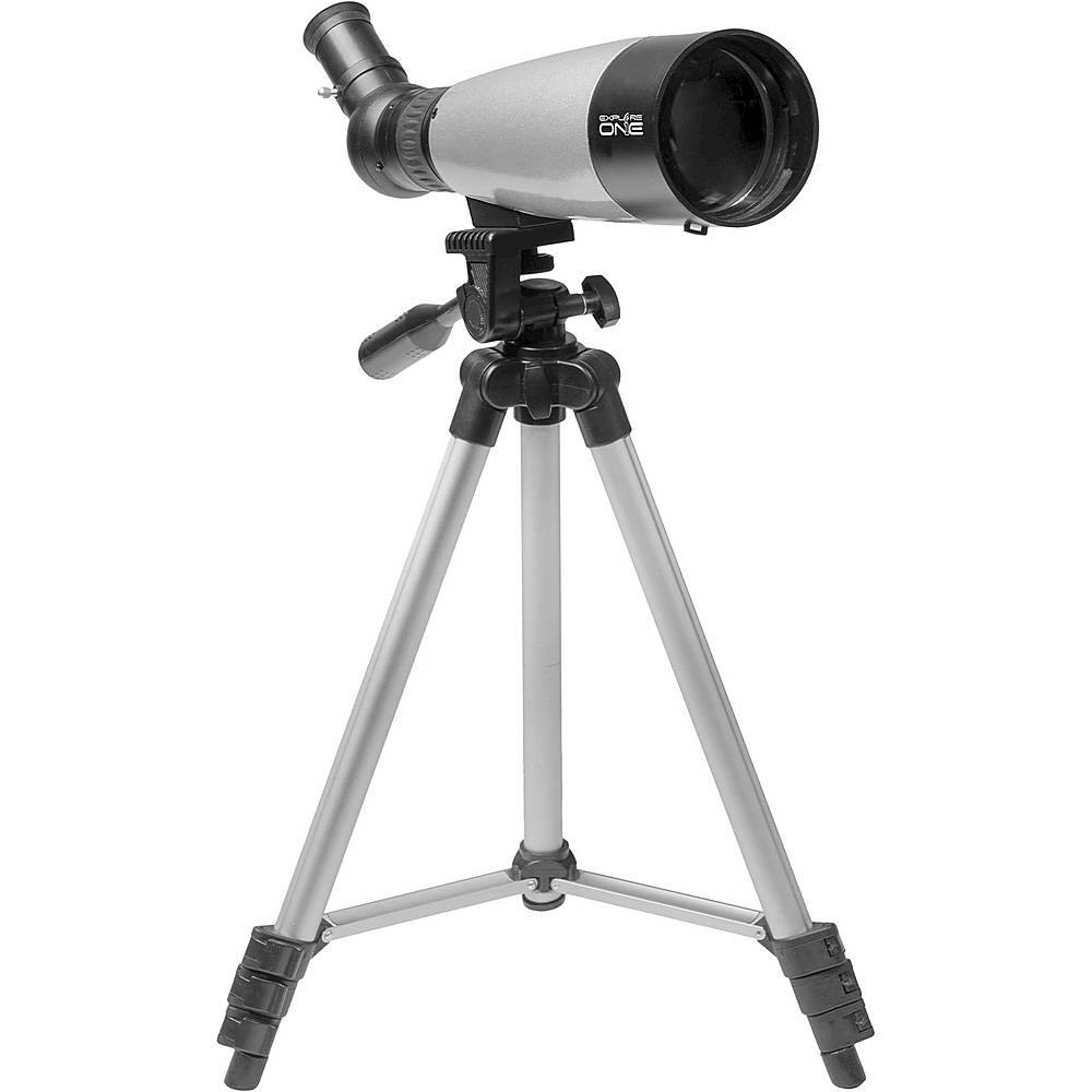 Alt View 14. Explore One - Titan 70mm Refractor Telescope with Panhandle Mount.