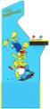 Alt View 14. Arcade1Up - The Simpsons 30th Edition Arcade with Stool and Tin - Multi.