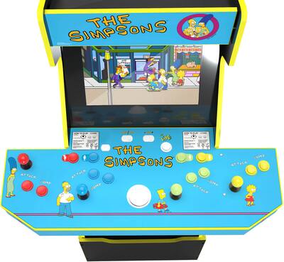 The Simpsons 30th Edition Arcade with Stool and Tin SIM-A-01251 The Simpsons 30th Edition Arcade with Stool and Tin SIM-A-01251