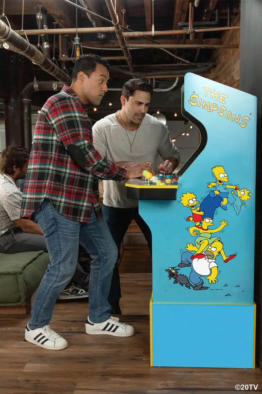 Alt View 18. Arcade1Up - The Simpsons 30th Edition Arcade with Stool and Tin - Multi.