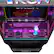 Alt View 16. Arcade1Up - Tron Arcade with Stool, Riser, Lit Deck & Lit Marquee.
