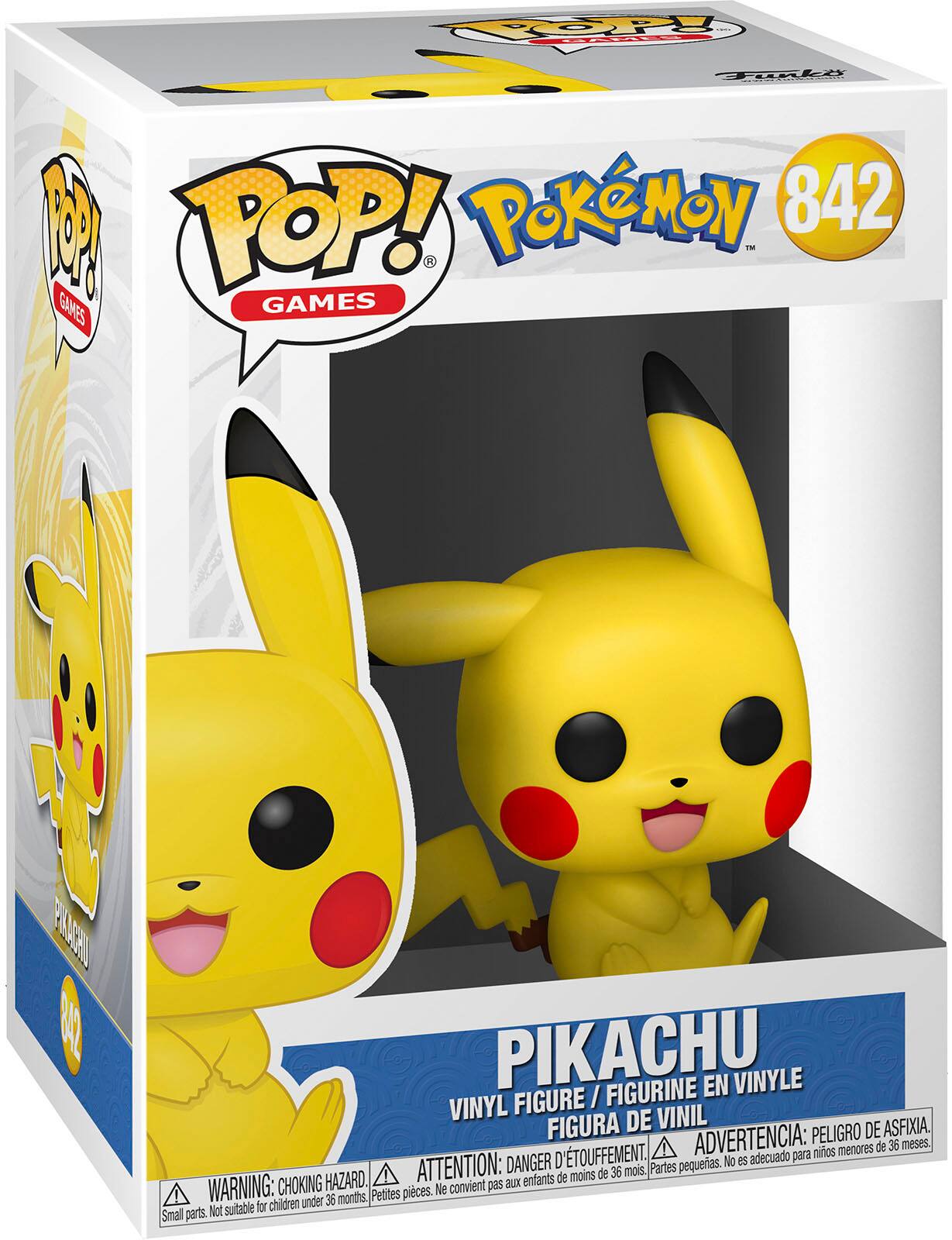 Alt View 12. Funko - POP Games: Pokemon S7- Pikachu (Sitting).
