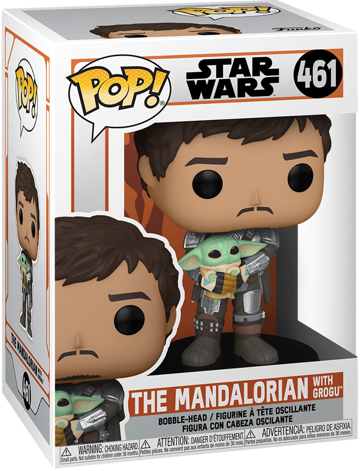 Alt View 12. Funko - POP Star Wars: Mandalorian- Mando Holding Child.
