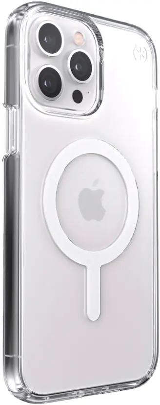 Speck - Presidio Perfect-Clear with MagSafe Hard Shell Case for iPhone 13 Pro Max & iPhone 12 Pro Max - Clear