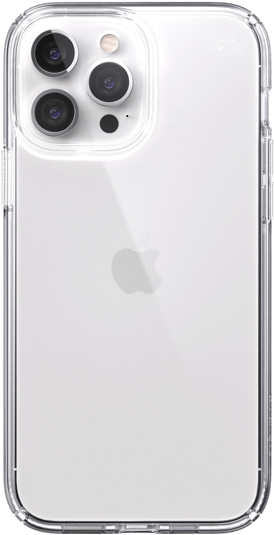 Speck - Presidio Perfect-Clear Hard Shell Case for iPhone 13 Pro Max & iPhone 12 Pro Max - Clear