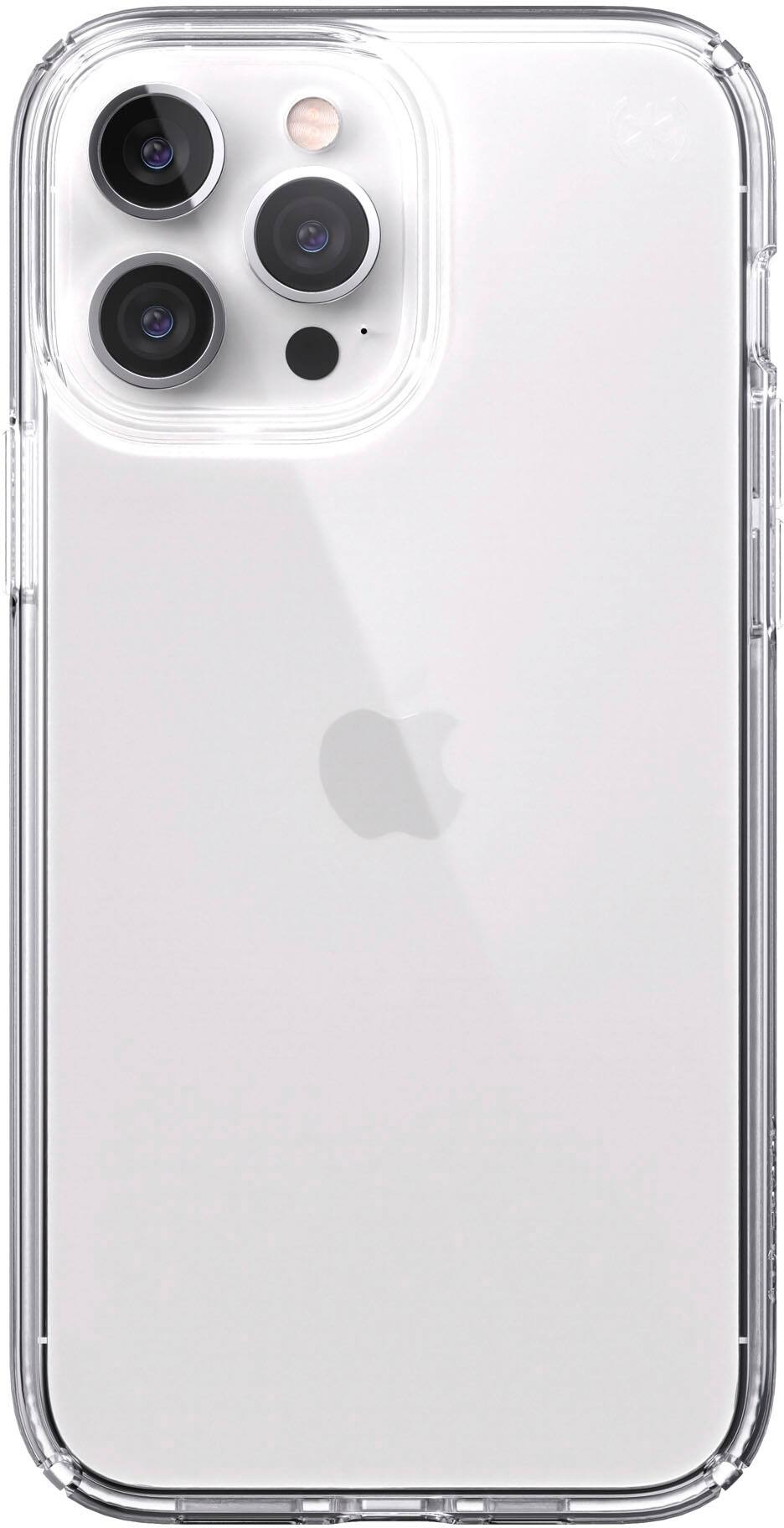 Alt View 11. Speck - Presidio Perfect-Clear Hard Shell Case for iPhone 13 Pro Max & iPhone 12 Pro Max - Clear.