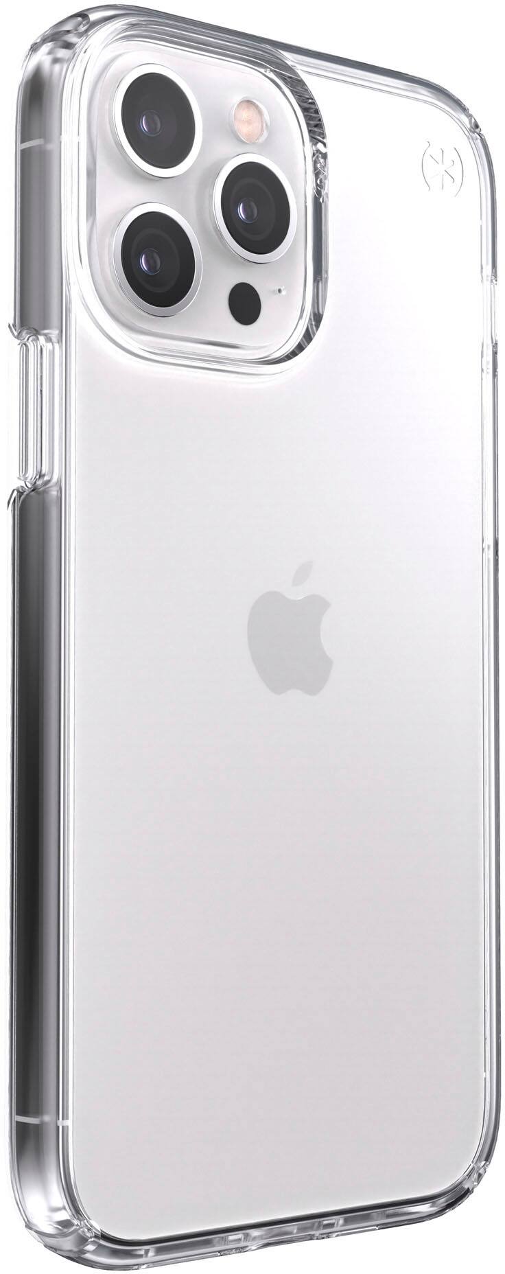 Alt View 13. Speck - Presidio Perfect-Clear Hard Shell Case for iPhone 13 Pro Max & iPhone 12 Pro Max - Clear.