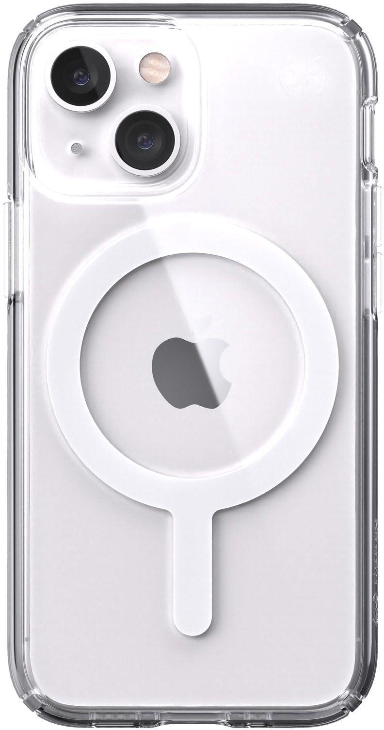 Speck - Presidio Perfect-Clear with MagSafe Hard Shell Case for iPhone 13 mini & iPhone 12 mini - Clear