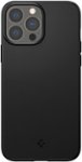 Alt View 1. Spigen - Thin Fit Case for Apple iPhone 13 Pro Max/12 Pro Max - Black.