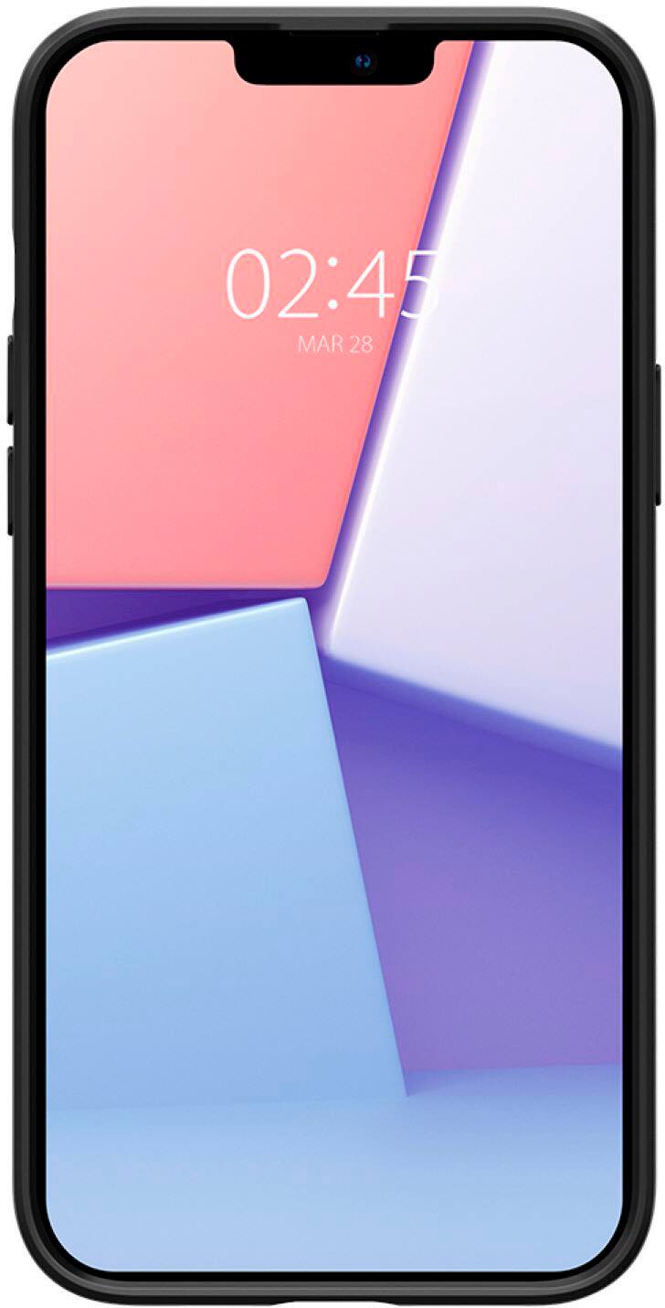 Alt View 3. Spigen - Thin Fit Case for Apple iPhone 13 Pro - Black.