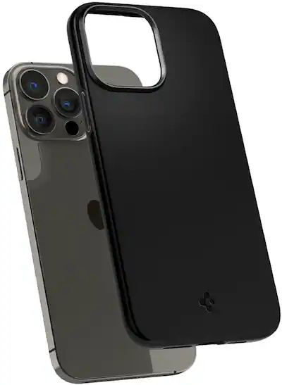 Spigen - Thin Fit Case for Apple iPhone 13 Pro - Black Spigen - Thin Fit Case for Apple iPhone 13 Pro - Black