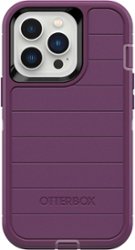 OtterBox - Defender Series Pro Hard Shell for Apple iPhone 13 Pro - Happy Purple - Front_Zoom