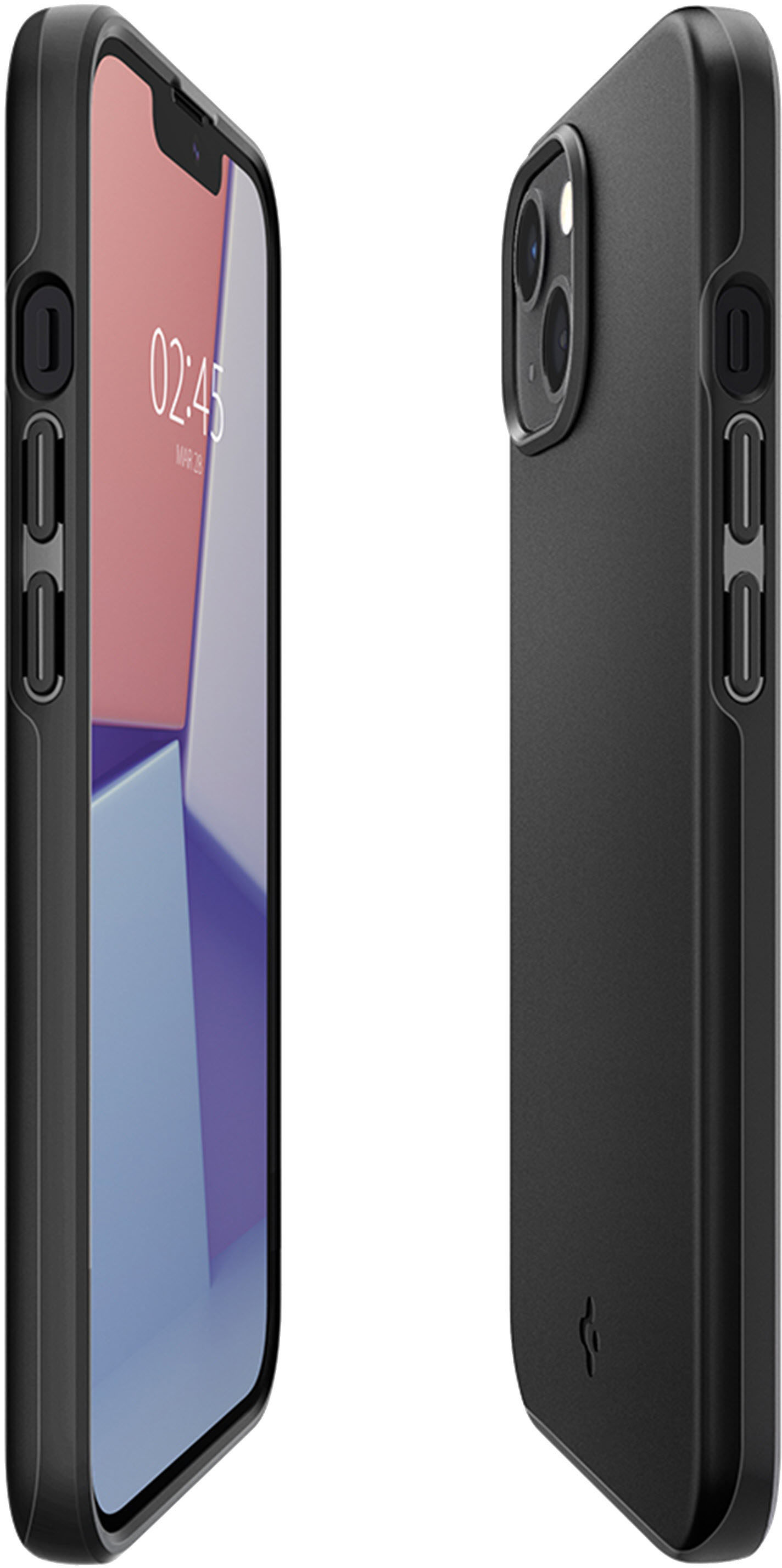 Spigen Thin Fit Designed for iPhone 12 Mini Case 2020 Black 