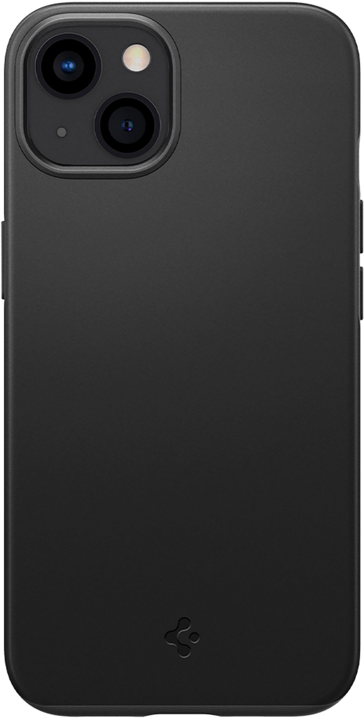 Spigen - Thin Fit Hard Shell Case for Apple iPhone 13 mini & iPhone 12 mini - Black