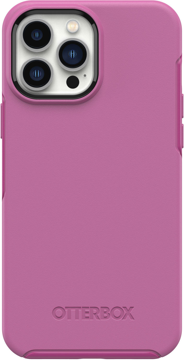 Otterbox Symmetry Series For Magsafe Hard Shell For Apple Iphone 13 Pro Max And Iphone 12 Pro Max Strawberry Pink 77 604 Best Buy