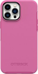 OtterBox - Symmetry Series+ for MagSafe Hard Shell for Apple iPhone 13 Pro Max and iPhone 12 Pro Max - Strawberry Pink - Front_Zoom