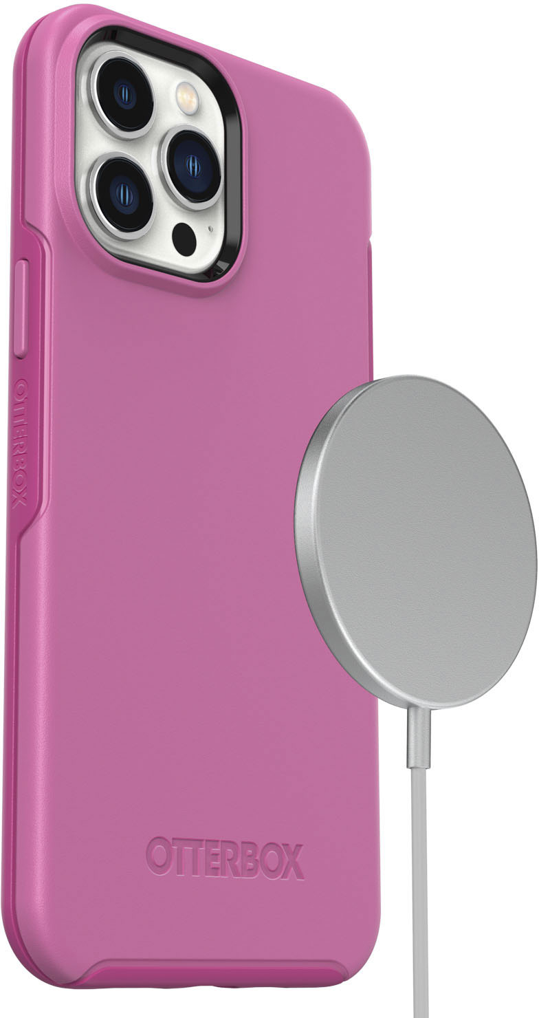 Left View: iPhone 13 Pro Silicone Case with MagSafe – Clover