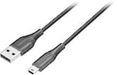 Insignia™ - 6' USB to Mini-B Charge-and-Sync Printer Cable - Black