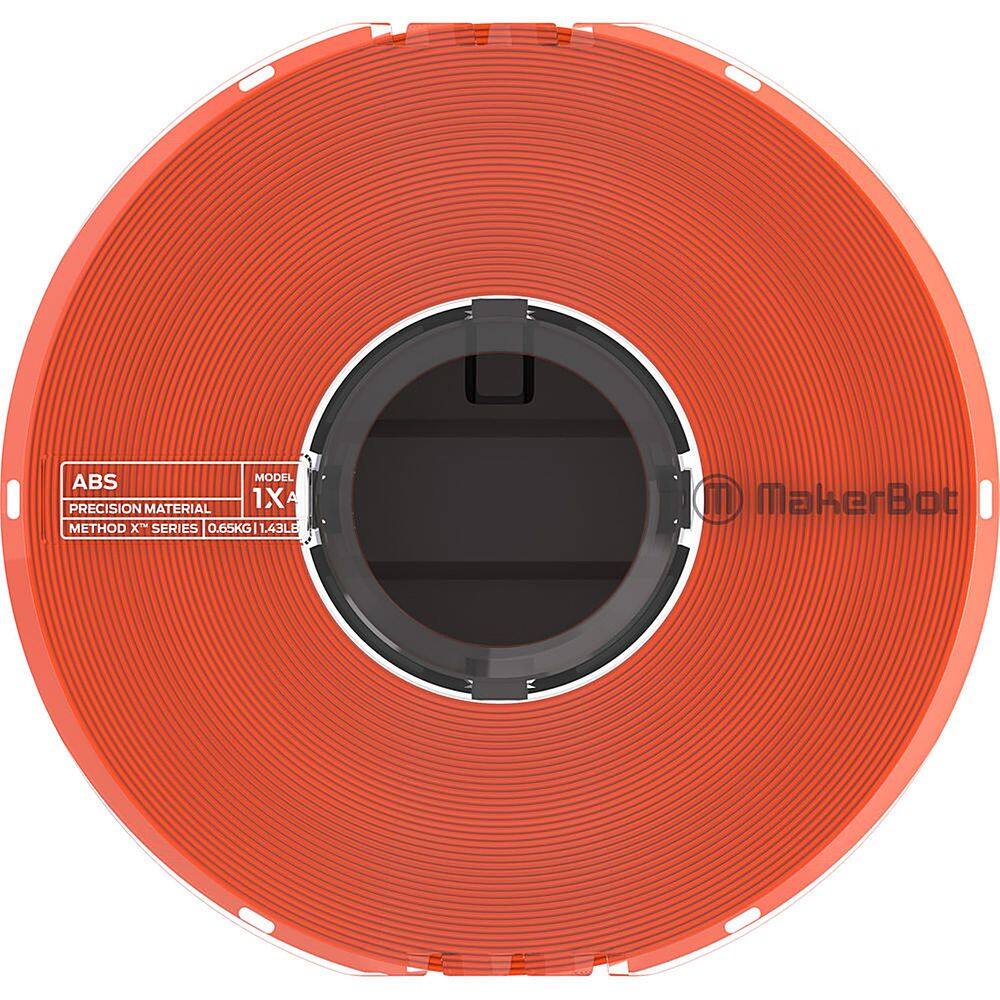 Front. MakerBot - METHOD X True Color ABS Filament - Orange.