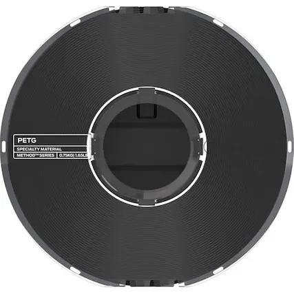 Front. MakerBot - 1.75mm PETG Specialty Filament - Black.