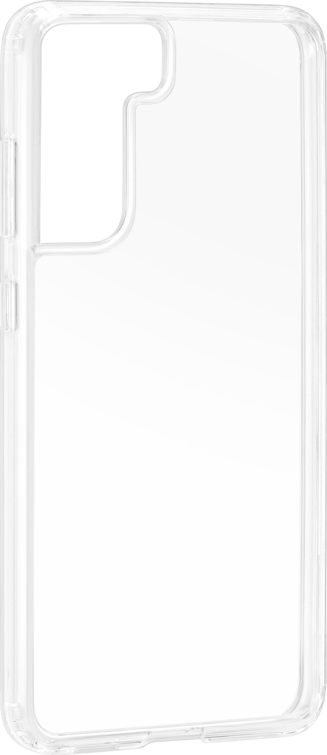 Angle View: Insignia™ - Hard Shell Case for Samsung Galaxy S21 FE 5G - Clear