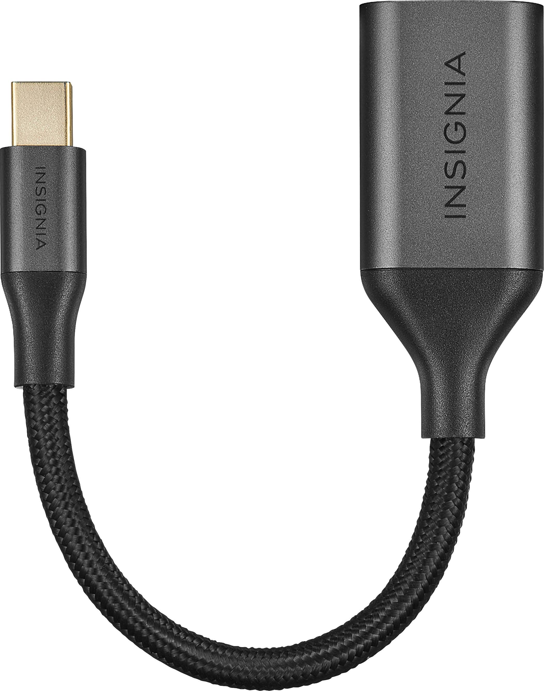 Angle. Insignia™ - Mini DisplayPort to HDMI Adapter - Black.