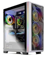 Skytech Gaming - Chronos Gaming PC i7-10700K - 32G RGB Memory - NVIDIA GeForce RTX 3070 Ti - 1TB Gen4 SSD - 360mm AIO - White - Front_Zoom