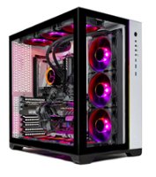 Skytech Gaming - Prism II Gaming PC i7-11700K - 32G RGB Memory - NVIDIA GeForce RTX 3080 - 1TB Gen4 SSD - 360mm AIO - White - Front_Zoom