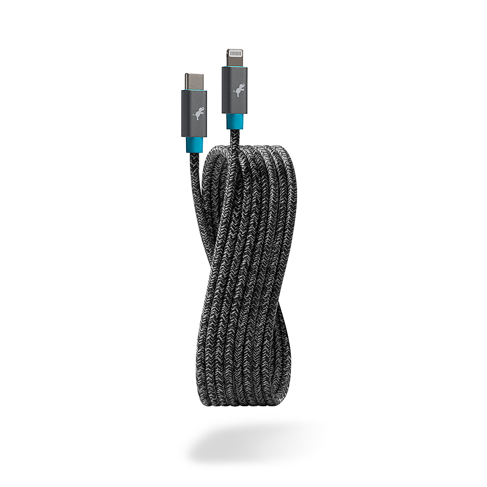 Nimble - Eco-Friendly PowerKnit USB-C to Lightning Cable, 3 Meter - Space Gray