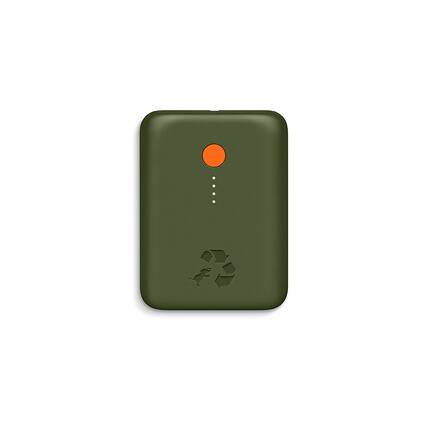 Alt View 11. Nimble - Eco-Friendly CHAMP Portable Charger (10K mAh, 18W PD) - Green.