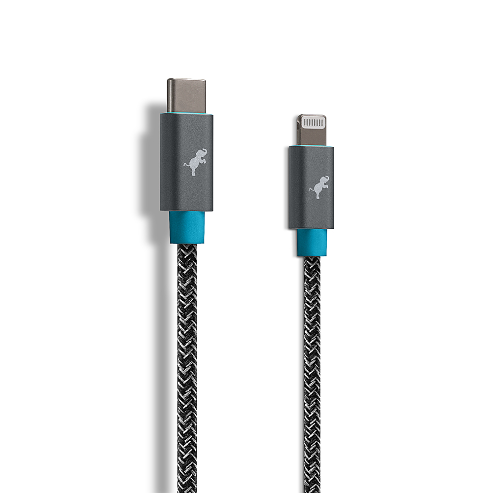 Nimble - Eco-Friendly PowerKnit USB-C to Lightning Cable, 1 Meter - Space Gray | Okinus Online Shop