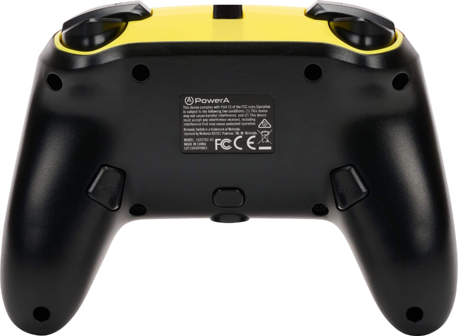 Back. PowerA - Enhanced Wired Controller for Nintendo Switch - Pokemon: Pikachu Arcade.