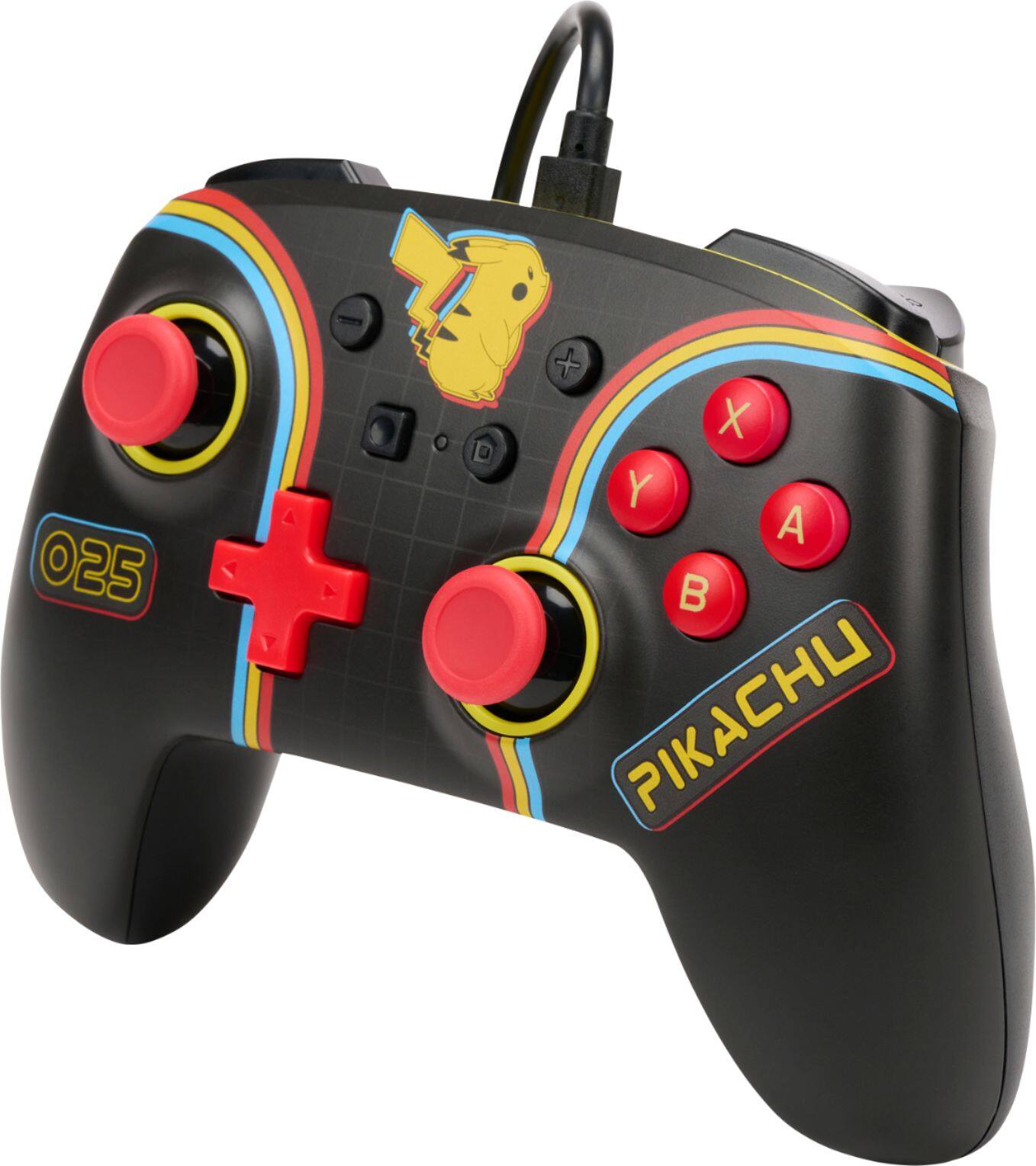Left. PowerA - Enhanced Wired Controller for Nintendo Switch - Pokemon: Pikachu Arcade.