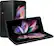 Front. Samsung - Galaxy Z Fold3 5G 256GB - Phantom Black.