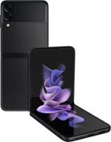 Samsung - Galaxy Z Flip3 5G 128GB - Phantom Black (AT&T) - Front_Zoom