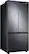 Alt View 12. Samsung - 22 cu. ft. Smart 3-Door French Door Refrigerator - Black Stainless Steel.
