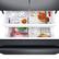Alt View 18. Samsung - 22 cu. ft. Smart 3-Door French Door Refrigerator - Black Stainless Steel.