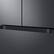Alt View 19. Samsung - 22 cu. ft. Smart 3-Door French Door Refrigerator - Black Stainless Steel.