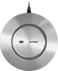 Ember - Charging Coaster 2 - Stainless Steel - Front_Zoom