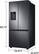 Alt View 11. Samsung - 22 cu. ft. 3-Door French Door Smart Refrigerator with External Water Dispenser - Black Stainless Steel.