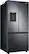 Alt View 12. Samsung - 22 cu. ft. 3-Door French Door Smart Refrigerator with External Water Dispenser - Black Stainless Steel.