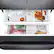 Alt View 18. Samsung - 22 cu. ft. 3-Door French Door Smart Refrigerator with External Water Dispenser - Black Stainless Steel.