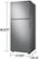 Alt View Zoom 11. Samsung - 15.6 cu. ft. Top Freezer Refrigerator with All-Around Cooling - Stainless steel.