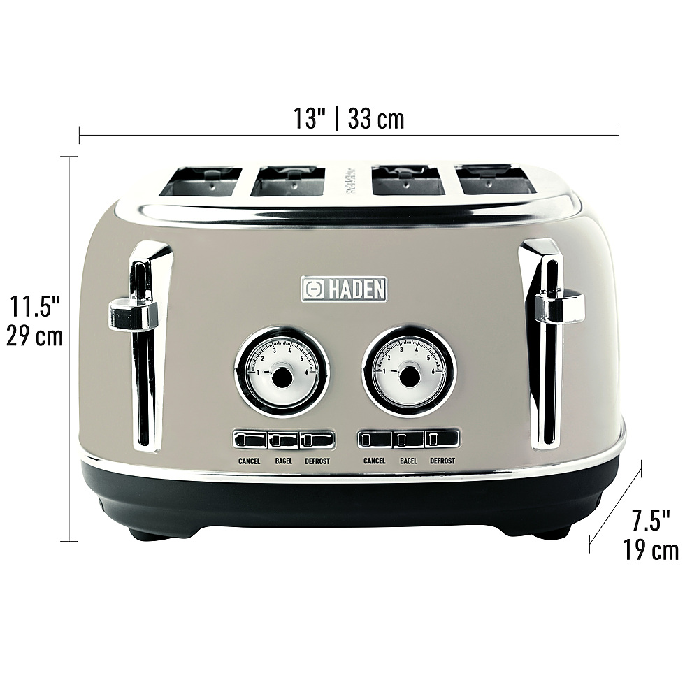 Rise by Dash 2-Slice Toaster: Defrost, Reheat + Auto Shut off, 7 Browning  Levels for Bread, English Muffins & More, Black 