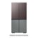 Alt View 16. Samsung - BESPOKE 4-Door Flex Refrigerator Panel - Top Panel - Tuscan Steel.